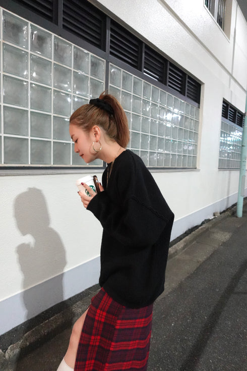 ベーシックルーズニット